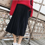 New Fashion Women High Waisted Skinny Velvet Skirt