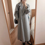 Women Korean Winter Loose Plus Size Cardigans Outwear Coats 