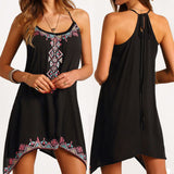 Women Summer Irregular Loose Sleeveless Mini dress
