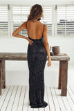 New Style Deep V-neck Solid Sexy Evening Dresses
