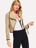 Fashion Pure V neck Cardigan Blazer