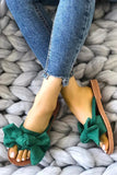 Women Casual Bow Thong Flat Sandals