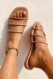 Women Minimalist Strappy Slide Sandals
