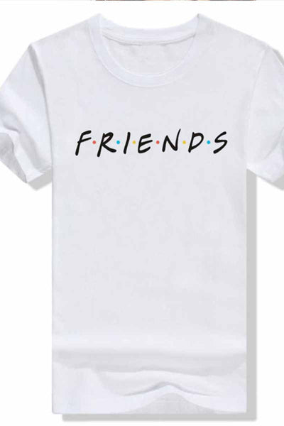 Women Letter Print Loose T-shirt