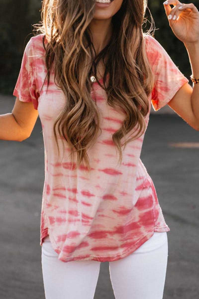 Women Loosetie Tie-dye Top