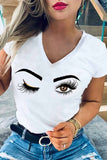 Women Print Loose Design T-shirt