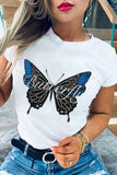 Women Print Loose Design T-shirt