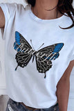 Women Print Loose Design T-shirt