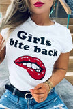 Women Print Loose Design T-shirt