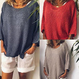 Fashion Round Neck Casual Blouse