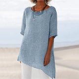 Daily Women O-Neck 1/2 Sleeve Blouse