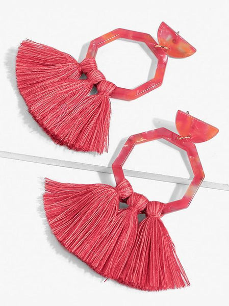 Cotton Tassels Earring Accessories