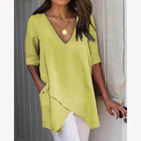 Women's Fashion Summer Irregular Blouses