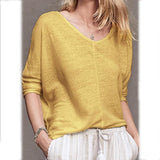 Women Crew Neck Paneled Casual Tops