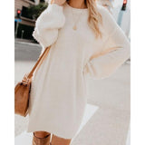 O Neck Women Winter Casual Long Sweater