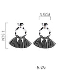 Cotton Tassels Earring Accessories