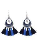 Bohemia National Style Tasseled Long Earrings