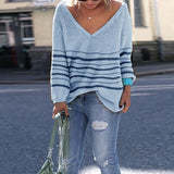 Casual Autumn Winter Loosely Knitted Sweaters Blouses