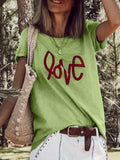 Simple 4 Colors T-Shirts Tops