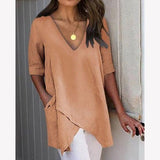 Women's Fashion Summer Irregular Blouses