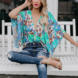 Bohemian Printed Vacation Loose Blouse