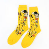 Cotton Socks Men Starry Night Winter Retro Women Personality Art Van Gogh Socks Oil Painting Socks Funny Happy Socks Male socken