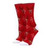 Woman Christmas Socks Funny Xmas Santa Claus Tree Snowflake Elk Snow Cotton Tube Crew Happy Sock Men New Year Funny Sokken