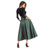 Women Palazzo Pants Causal Ruffle Drawstring Trouser Elegant High Waist Irregular Loose Pure Color Autumn Female Pant Skirt