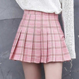 Women Fashion Summer high waist pleated skirt